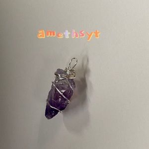 wrapped crystal necklaces!
